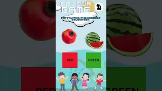 Fun way to learn fruits and colour  @LittleCleverFox #viral