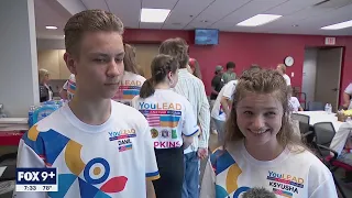 Ukrainian teens react to America while on training mission | FOX 9 KMSP