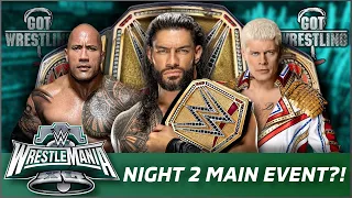 Wrestlemania 40 Night 2 Main Event?! (Cody/Rock/Roman)