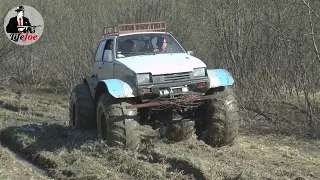 Покатушки по грязи на ОКА 4х4 off road, УАЗ Буханка, УАЗ 31514, УАЗ 3151. Первомай 2019 часть вторая