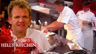 Chefs Failing Basic Cooking Techniques | Hell's Kitchen | Part Two