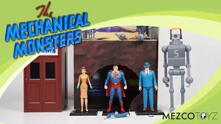 Mezco 5 Points Superman - The Mechanical Monsters (1941): Deluxe Boxed Set