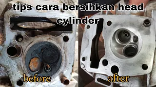 tips cara bersihkan head cylinder