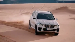 New 2019 BMW X5 G05 - Driving on Dirt Track