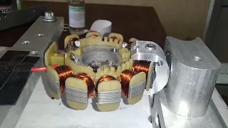 Намотка катушки зажигания генератора.