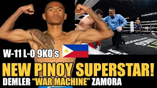 PINOY na si DEMLER ZAMORA DINUROG ang UNDEFEATED na MEXICAN | DEMLER ZAMORA VS JESUS ABEL IBARRA