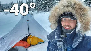 Remote Winter Camping in a Polar Vortex
