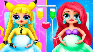 ¡Pikachu y Ariel se Convierten en Mamis! 32 Manualidades para LOL OMG