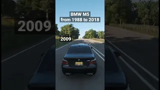 Evolution of BMW M5 in Forza Horizon 4