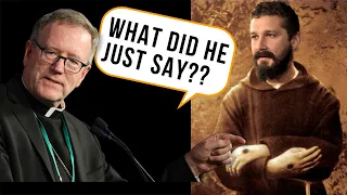 😱Shia LaBeouf Said WHAT to Bishop Robert Barron? TLM did what?