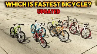 GTA 5 ONLINE : WHICH IS FASTEST BICYCLE? (updated)