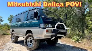 Mitsubishi Delica L300 4X4 Turbo Diesel - POV Drive Off Road