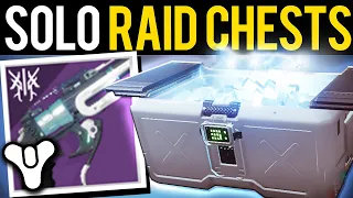 SOLO 2 RAID CHESTS EASY LOOT! DEEP STONE CRYPT GLITCH! - Destiny 2