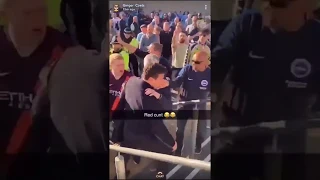 Gary Neville football Legend attack by Manchester city's fans