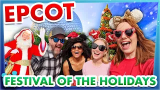 EPCOT Festival of the Holidays: EVERY Food Booth, Cookies, & a Guardians of the Galaxy Holiday Ride