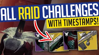 Destiny 2 | ALL RAID CHALLENGES! How To Complete Every Vow Of The Disciple Challenge - Witch Queen!