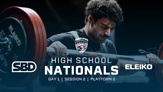 2024 Powerlifting America High School Nationals | Day 1 - Session 2 - Platform 2