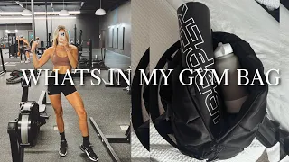 WHATS IN MY GYM BAG & gym bag essentials 2022