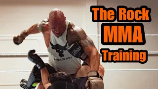 Dwayne Johnson MMA Training For The Smashing Machine