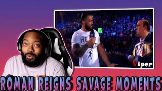 WWE Roman Reigns Most Savage Moments (Reaction)