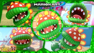 Mario Kart 8 Deluxe DLC ⁴ᴷ Waves 1 - 6 (200cc 3-Star Rank) Petey Piranha gameplay