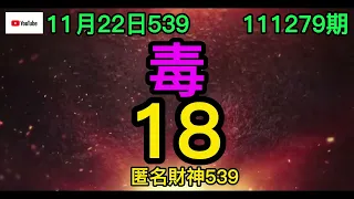 11月22日.539.上期28號.(2中1).(3中1).8尾抓了3支.獨漏38號.