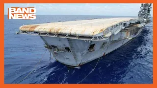 Marinha afunda navio o porta-aviões desativado São Paulo | BandNews TV