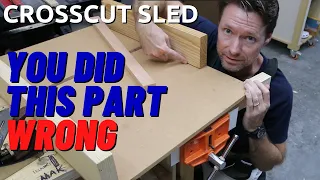 The best way to build your next crosscut sled!