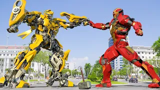 Iron Man vs Bumblebee Final Fight | Transformers #2024 | Paramount Pictures [HD]