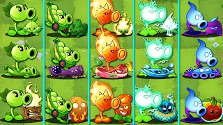 5 Pea Combos Support Plant Battlez - Who Will Win? - PvZ 2 Team Plant vs Team Plant