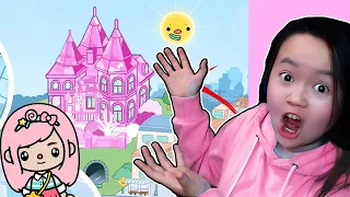 SERU!! MOMON BANGUN RUMAH SERBA PINK di TOCA BOCA ft @BANGJBLOX  | TOCA BOCA