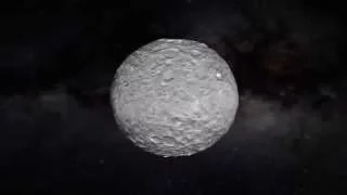 Fly Over Dwarf Planet Ceres - HD