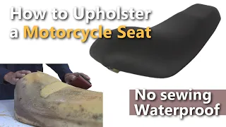 Motorcycle seat cover - Straightforward/No sewing -  Upholstery