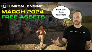 March 2024 Marketplace FREE assets review and usage tutorial in Unreal Engine 5.3