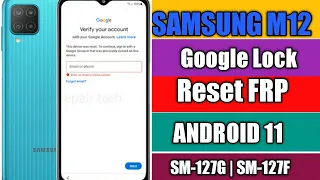 Samsung M12 Frp Bypass Android 11 Google Account Remove Letest security 2022 |Samsung M12 Frp Unlock