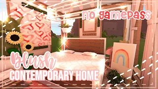 No Gamepass Blush Contemporary Tropical Home Speedbuild and Tour - iTapixca Builds