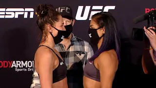 UFC Vegas 2: Weigh-in Faceoffs