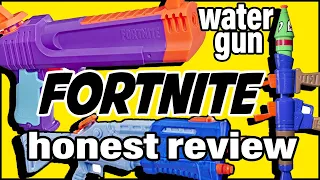 HASBRO FORTNITE NERF WATER GUNS // FUNNY HONEST REVIEW