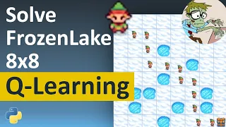 How to Use Q-Learning to Train Gymnasium FrozenLake-v1 | Python Reinforcement Learning Tutorial #1