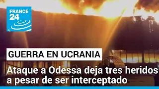 Ucrania interceptó nuevo ataque a Odessa con drones y misiles marítimos