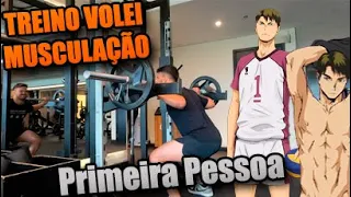 POV - Treino Musculação para Vôlei - GOPRO