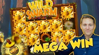 BIG WIN!!! WILD SWARM Huge win - Bonus compilation - Casino Games - free spins (Online slots)