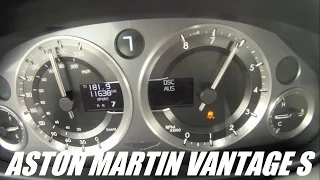 Aston Martin V8 Vantage S 0-280 kph Acceleration Top Speed