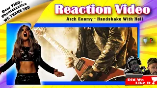 🎶Arch Enemy | Handshake With Hell (OMV)🎶#reaction #archenemy