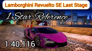 Asphalt 9 | 1:40.116 | Lamborghini Revuelto SE Last Stage | 1 Star Reference | Top 10%