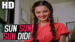 Sun Sun Sun Didi | Asha Bhosle | Khubsoorat 1980 HD Songs | Rekha