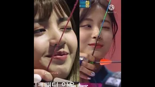 Lisa👸Vs Tzuyu👸...Archery Queen👑...Whom u like??