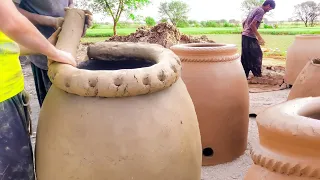 Massive Clay Oven Rare Building Process for Hotel Flatbreads | Ancient Technique of Clay Oven Making