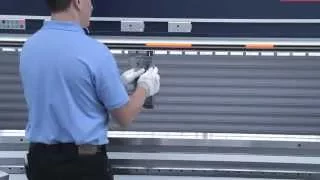 TRUMPF bending: TruBend Series 5000 - How the optical set-up and positioning aid works