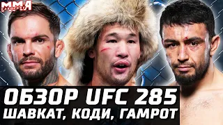 ШАВКАТ ДАЛ ОГНЯ! Обзор UFC 285. Гамрот - Тернер, Рахмонов - Нил, Брансон, Коди, Дю Плесси, Раджабов